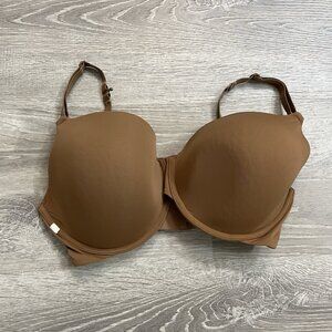 Harper Wilde Base Bra Contour Cup Underwire Bra Brown Size 36DDD/F